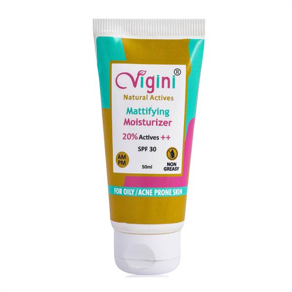 Vigini 20Percent Actives Anti Acne Oil Free Mattifying Face Moisturizer